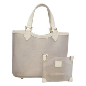 LOUIS VUITTON Epi Plage Mini Lagoon Bay Hand Bag White M92263
